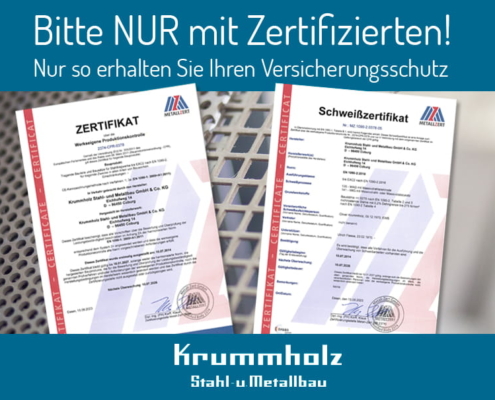 Bitte nur mit zertifizierten Betrieben