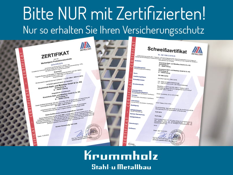 Bitte nur mit zertifizierten Betrieben